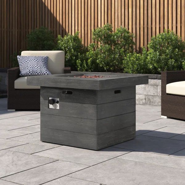 Rosia Polyresin Propane Fire Pit Table | Wayfair North America