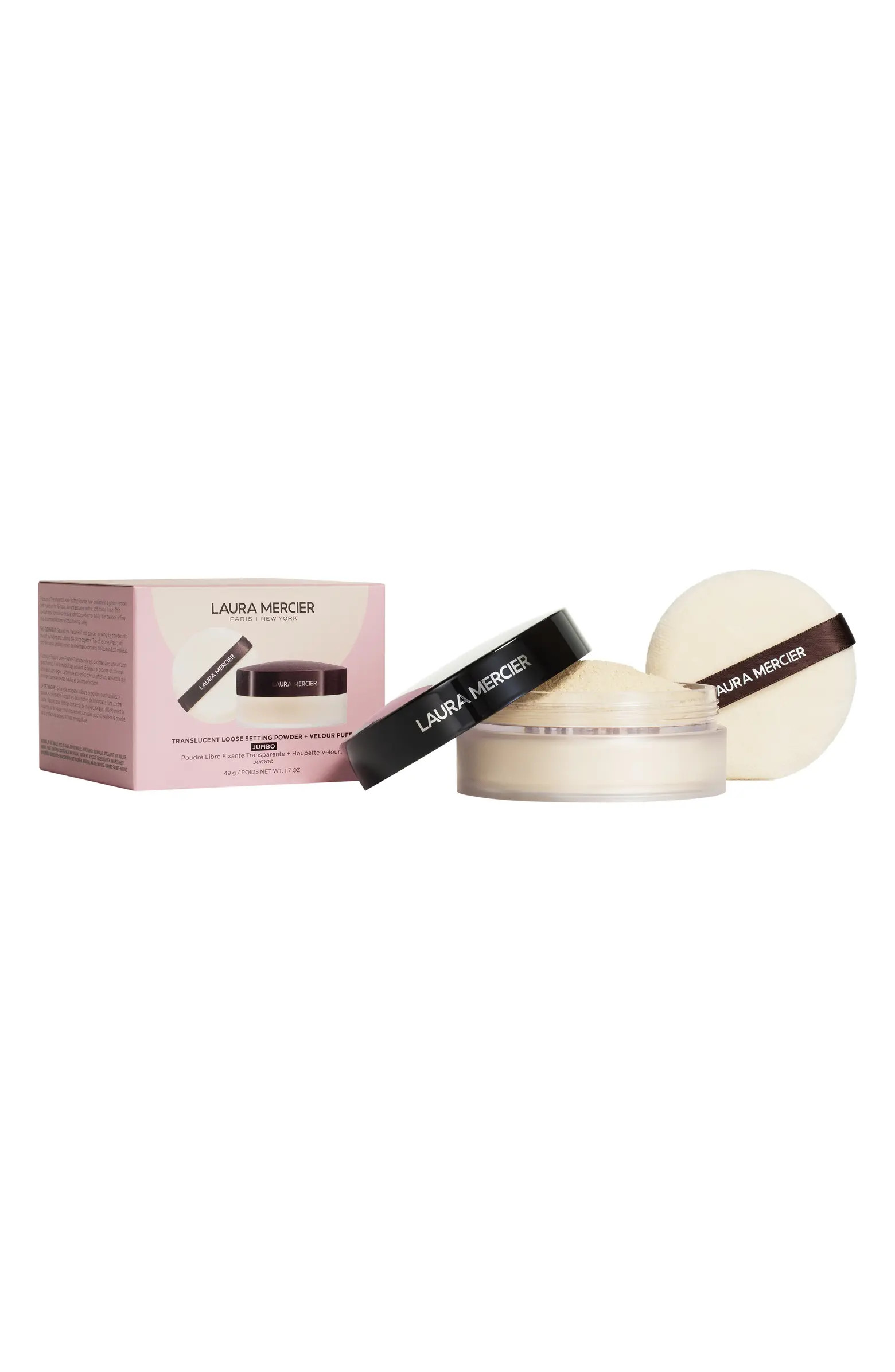 Laura Mercier Jumbo Translucent Loose Setting Powder & Velour Puff $88 Value | Nordstrom | Nordstrom