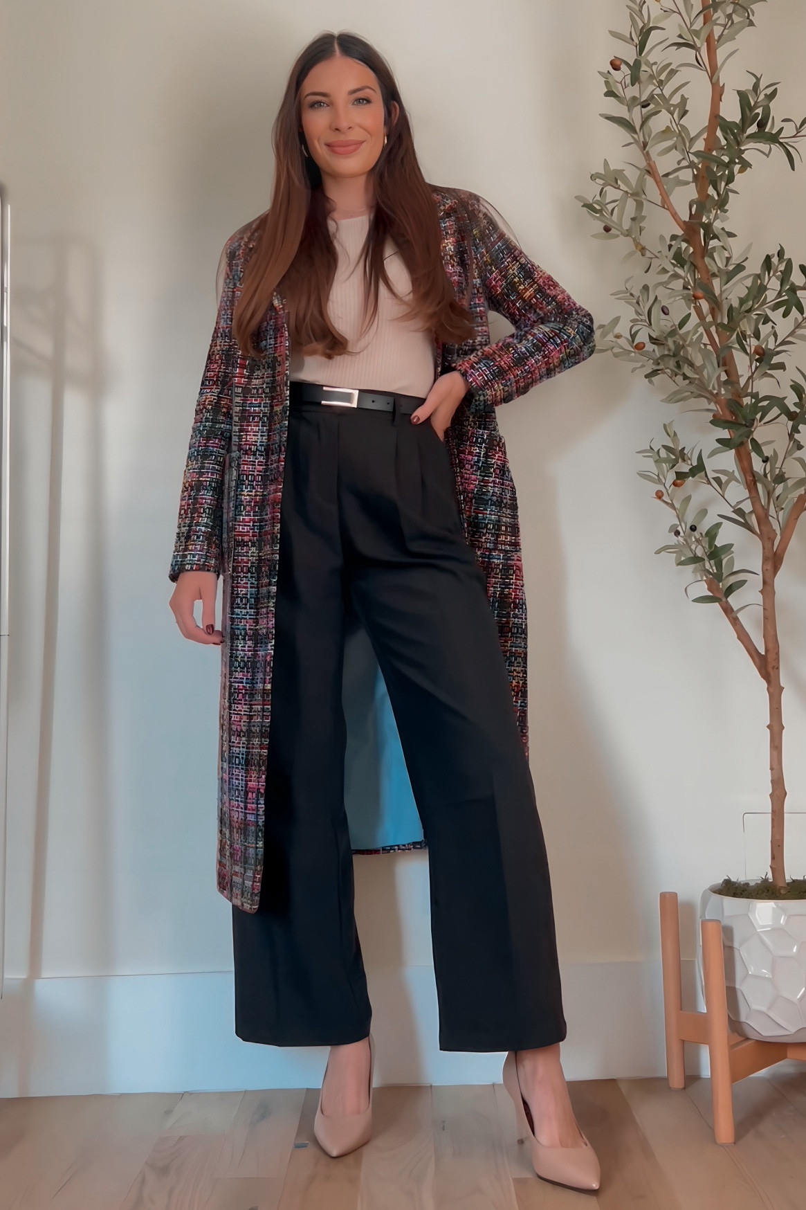 Day 25 of 30 
Tweed coat 
Fall outfit 
Fall workwear 


#LTKworkwear