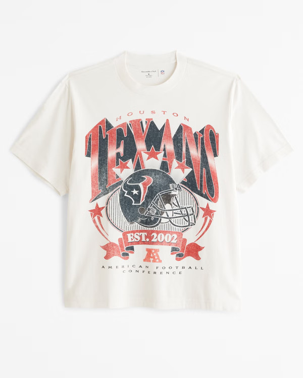 Houston Texans Vintage-Inspired Graphic Tee | Abercrombie & Fitch (US)