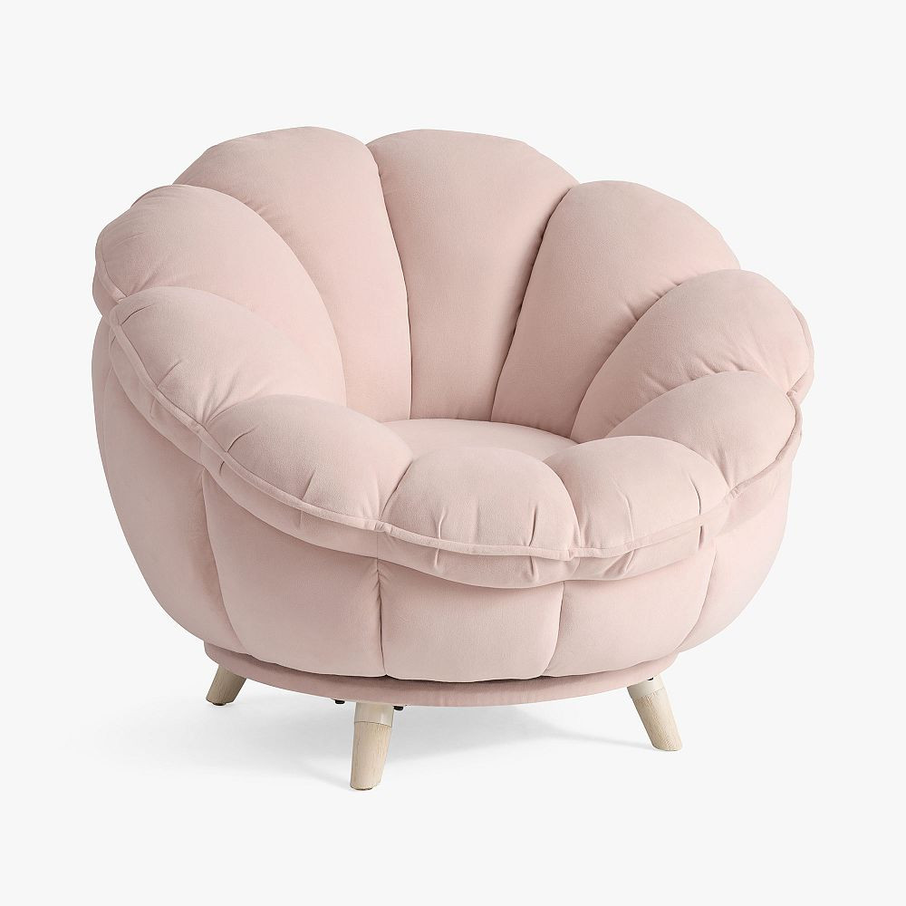 AERIN Flower Swivel Lounge Chair | Pottery Barn Teen