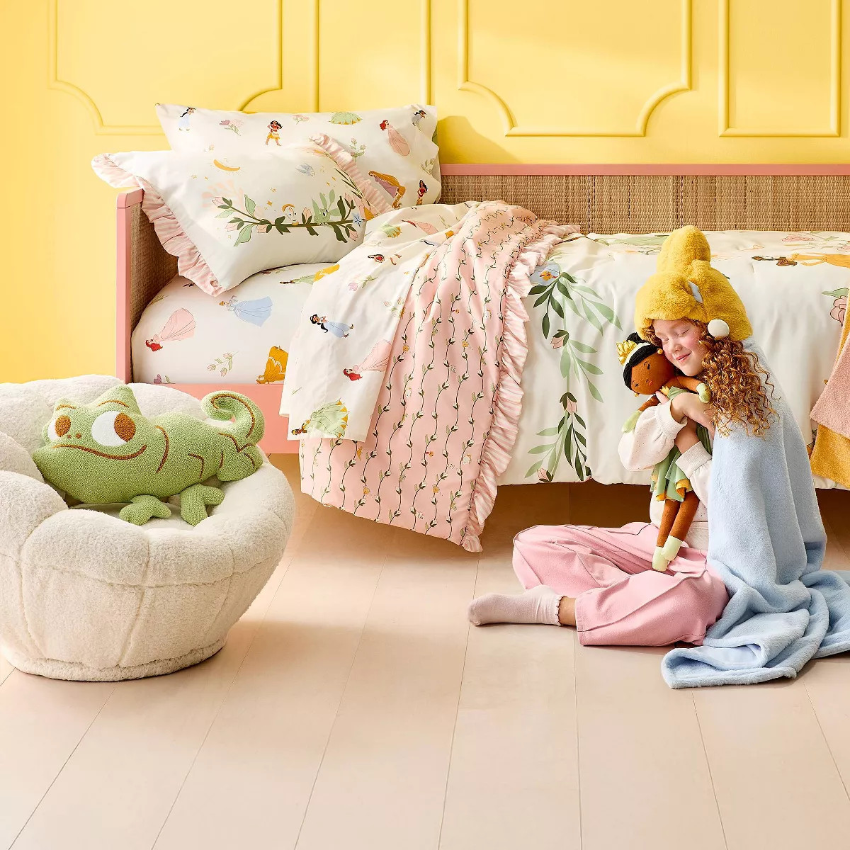 Princess Rapunzel Sidekick Pascal Kids' Pillow Buddy - The Disney Collection by Pillowfort™ | Target