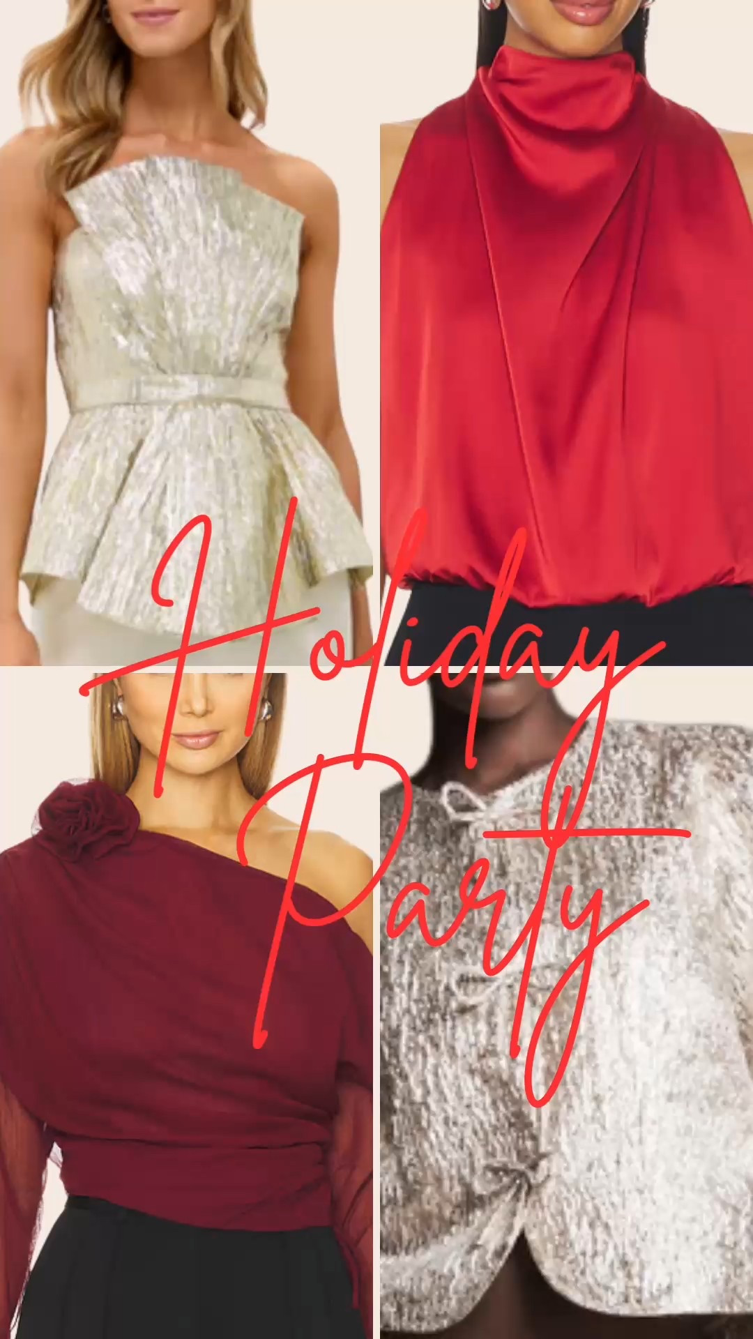 Festive tops to make a statement this holiday season ❤️

#LTKParties #LTKHoliday