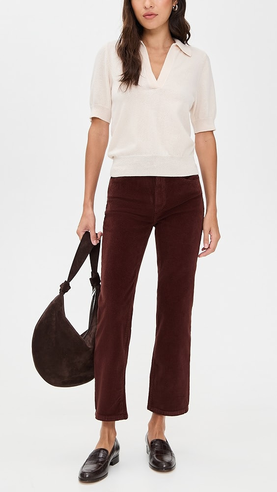 Patti Straight High Rise Ankle Corduroy Jeans | Shopbop