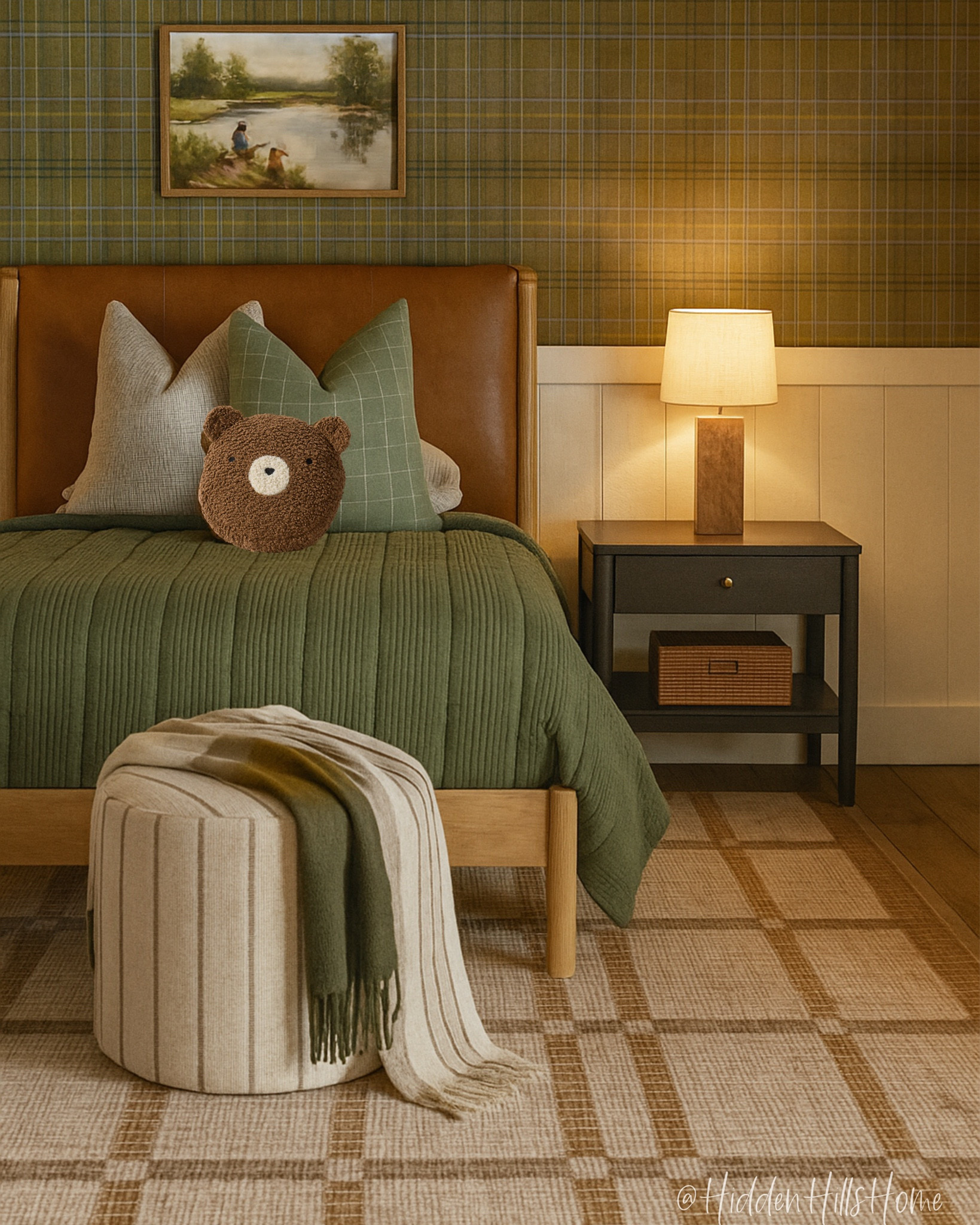Kids bedroom decor mood board, boys room design, boys bedroom inspiration, home decor ideas, wallpaper, bedroom rug, nightstands, toddler boys room, outdoorsy room #outdoors #boys

#LTKHome #LTKSaleAlert #LTKKids