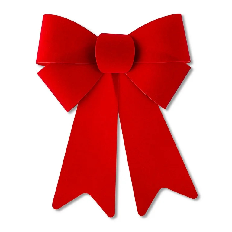 Red Christmas Bow Decoration, 9 in, by Holiday Time | Walmart (US)
