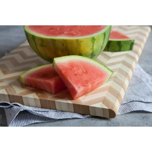 Thyme & Table 12" x 18" Herring Bone Bamboo Cutting Board | Walmart (US)