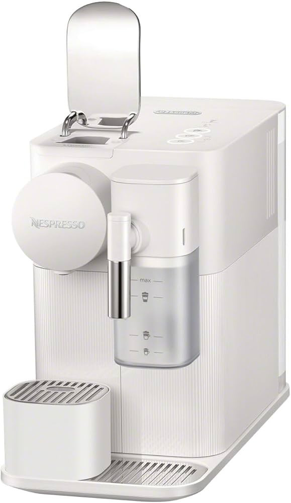 Nespresso Lattissima One Original Espresso Machine with Milk Frother by De'Longhi, Silky White | Amazon (US)
