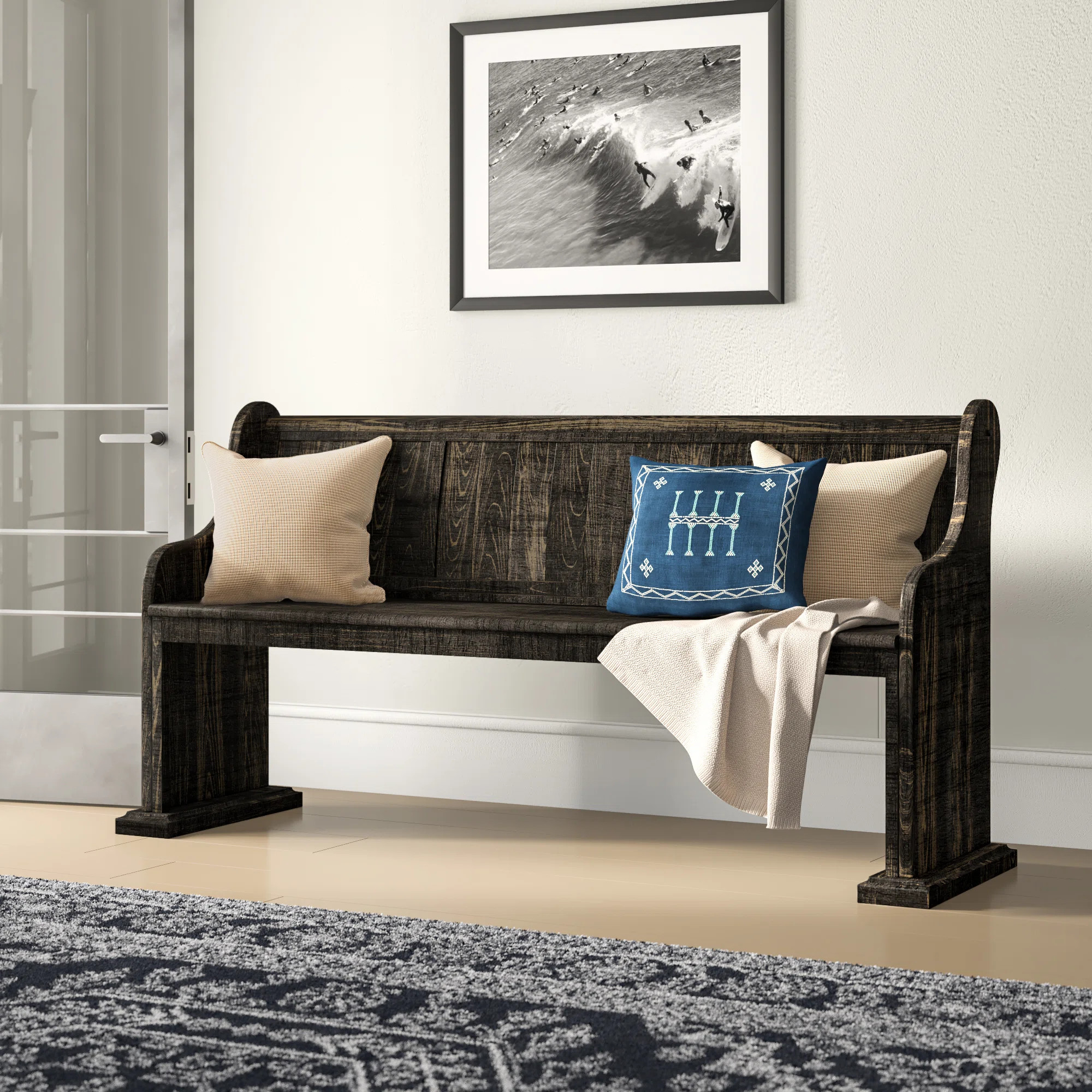 Laurel Foundry Modern Farmhouse® Horncastle Solid Wood Bench & Reviews | Wayfair | Wayfair North America