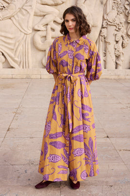 Serena Dress- Bengal Toffee | Oliphant Design
