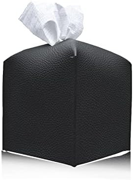 Amazon.com: Tissue Box Cover, Modern PU Leather Square Tissue Box Tissue Cover Decorative Organiz... | Amazon (US)
