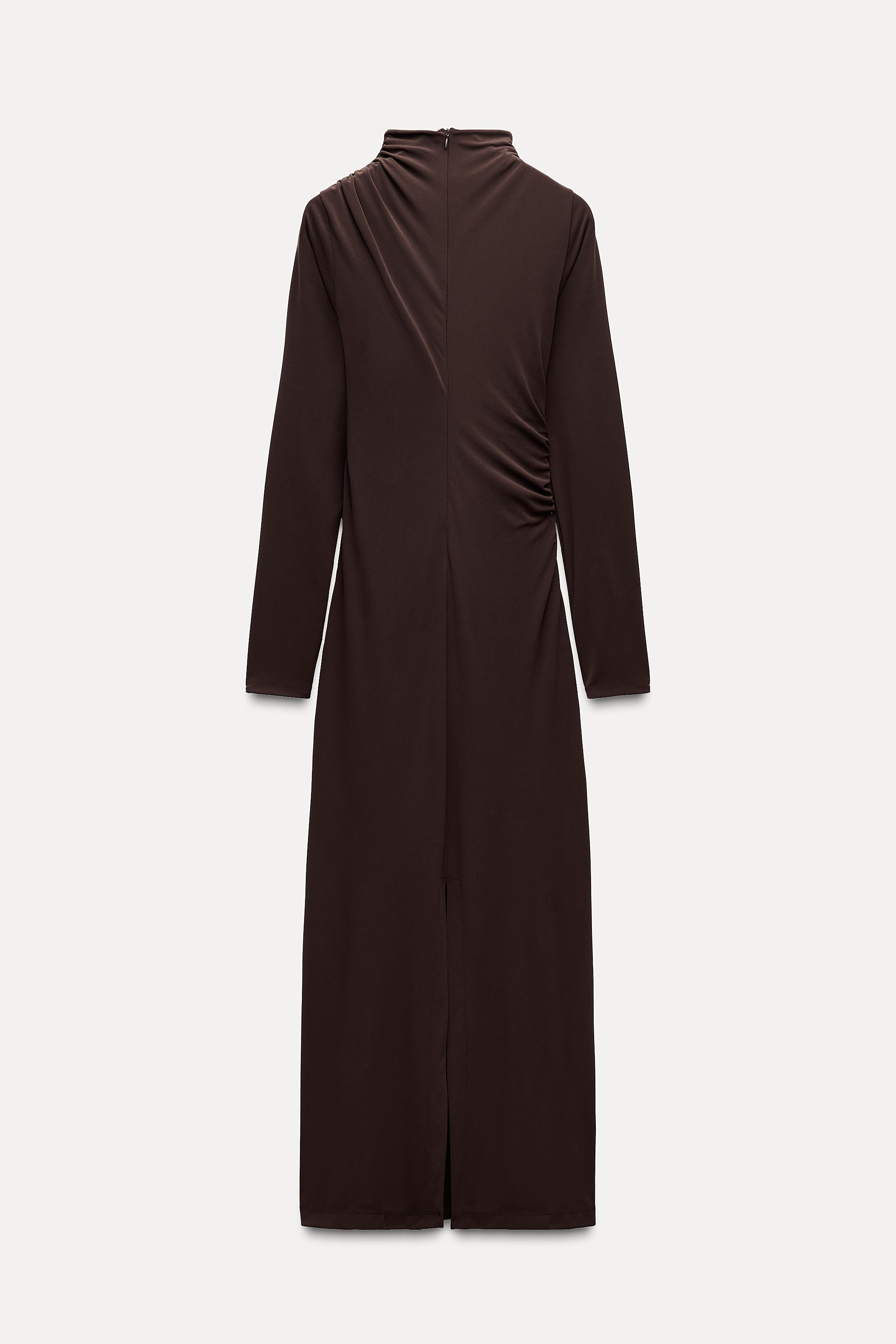 DRAPED MIDI DRESS | Zara US