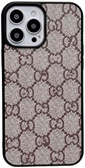 iPhone 12promax Case for Women & Men, Designer Luxury Cute Aesthetic Classic Pattern Retro Leathe... | Amazon (US)