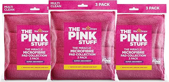 Stardrops The Pink Stuff Miracle Microfibre Pad Collection – Durable, Dual-Sided Scrubbing & Cl... | Amazon (US)