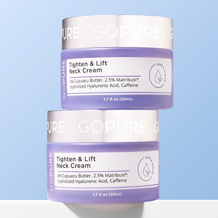 Exclusive Offer: Tighten & Lift Neck Cream 2 Jar | GoPure Beauty