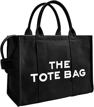 gruciso Large Tote Bag for Women, Crossbody Canvas Tote Bag, Women Shoulder Tote Bag with Zipper ... | Amazon (US)