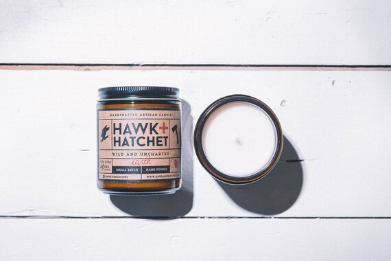 Dirt candle, Earth scent, soy blend candle, Hawk and Hatchet, hand poured, man candle, gifts for him | Etsy (US)