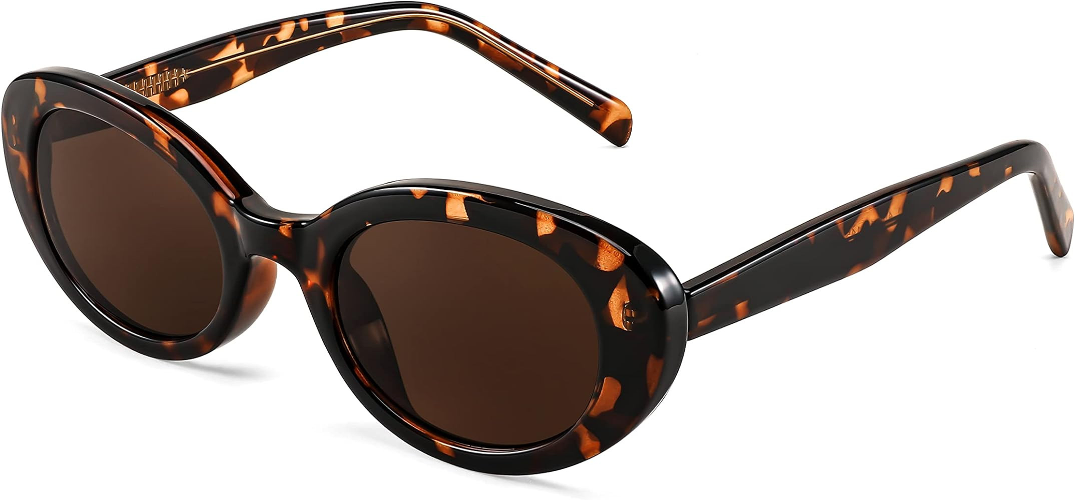 FEISEDY Sunglasses Womens, Retro Oval Sun Glasses Men, Small 90s Style B4128 | Amazon (US)