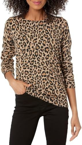 Amazon Essentials Women's Long-Sleeve Lightweight Crewneck Sweater (Available in Plus Size) | Amazon (US)