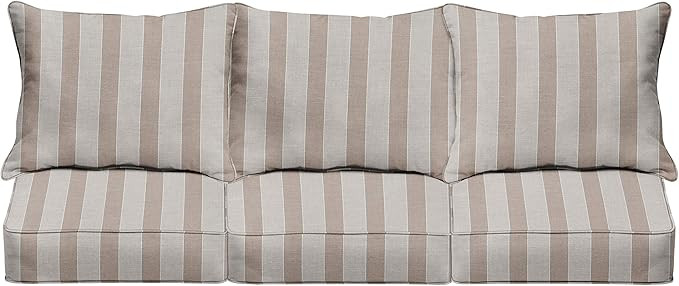 Sorra Home Sunbrella Scale Cloud Indoor/Outdoor Cushion, 6 Piece Set, 6 Count | Amazon (US)