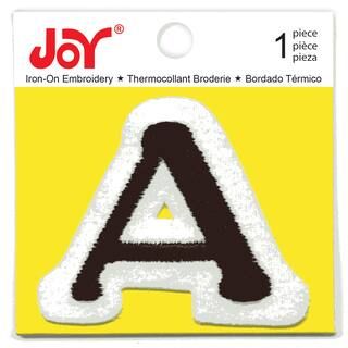 Joy® Cooper Black Iron-On Embroidery Letter | Michaels Stores