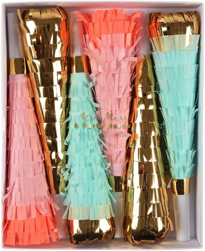 Meri Meri Fringed Party Horns | Amazon (US)