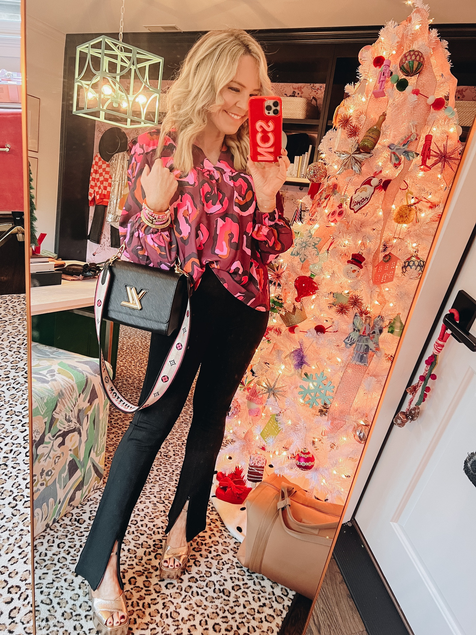 festive for celebrating Mimi!! my top is 50% off (wearing XS) and my ponte flare pants are on sale too (XS) 


#LTKSeasonal #LTKsalealert #LTKHoliday