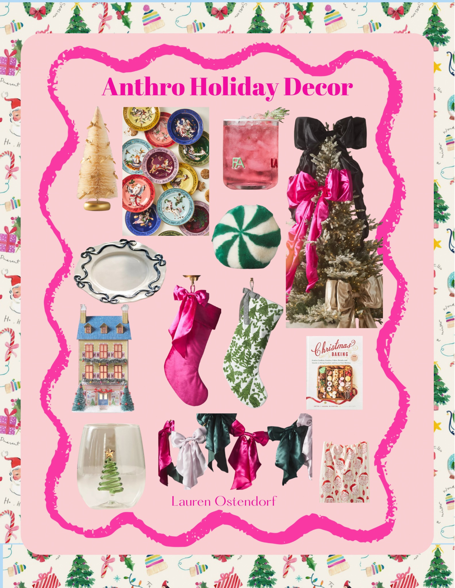 Anthropologie holiday decor!!

Christmas decorations, Christmas tree, stockings, bow tree topper, Christmas tree topper, Christmas glasses, bow plates, Christmas wine glasses, holiday decorations, Christmas cookbook, dessert plates, bow Christmas decor, pink Christmas decorations 


#LTKHome #LTKFindsUnder100 #LTKSeasonal