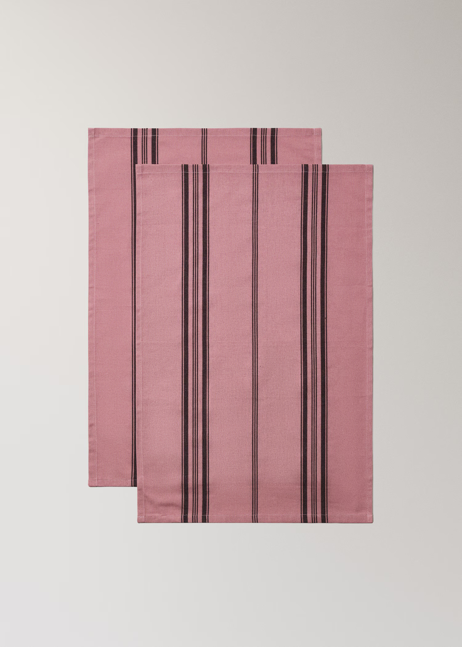 Cotton yarn-dyed striped kitchen towels | Mango (US/MX/AU)