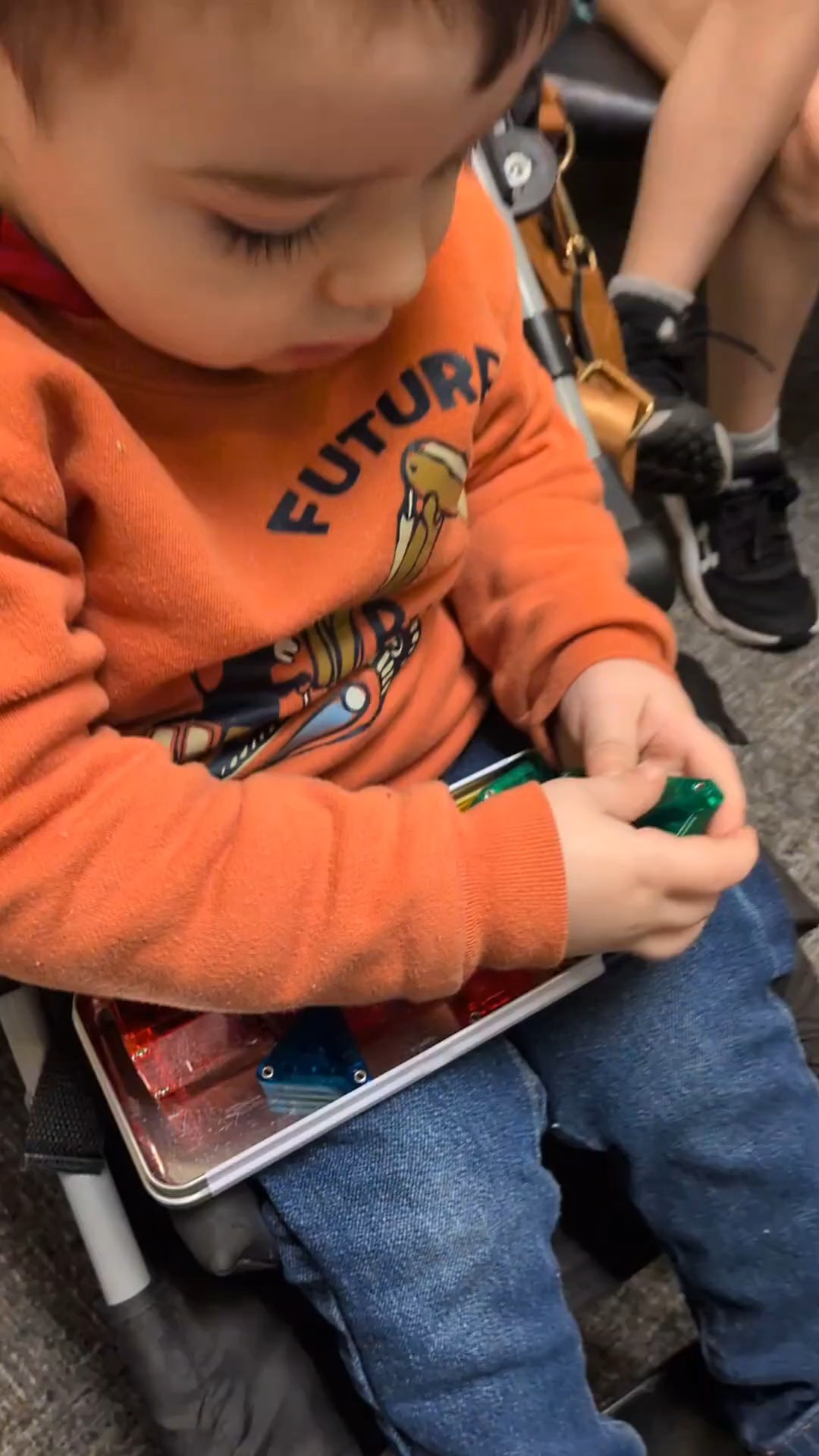 Travel magnetic toy! Magnatiles nails it again. He uses them while in the car, cruising and in doctors visits. He's stays quiet and entertained! #traveltoy #mangnatiles #toddler #screenfree #kidsfun #kidsfinds #momapproved

#LTKKids #LTKTravel #LTKmomlife