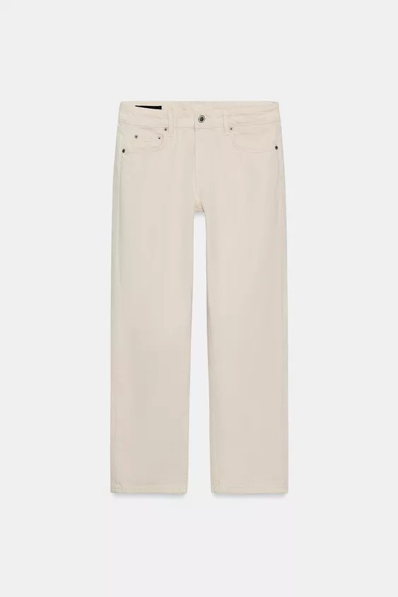 ZW COLLECTION MID-RISE CIGARETTE JEANS | Zara US