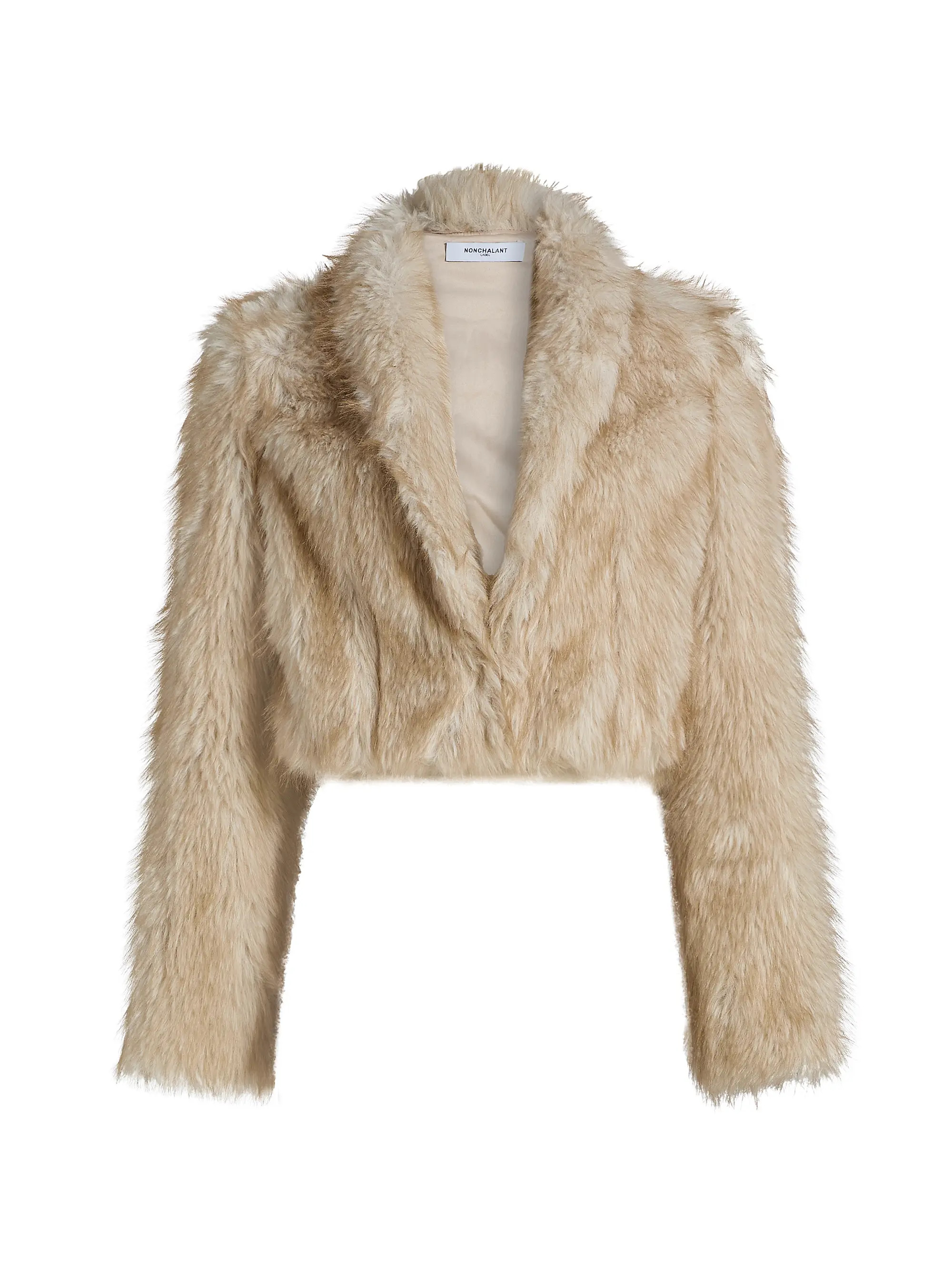 Uma Faux-Fur Cropped Jacket | Saks Fifth Avenue