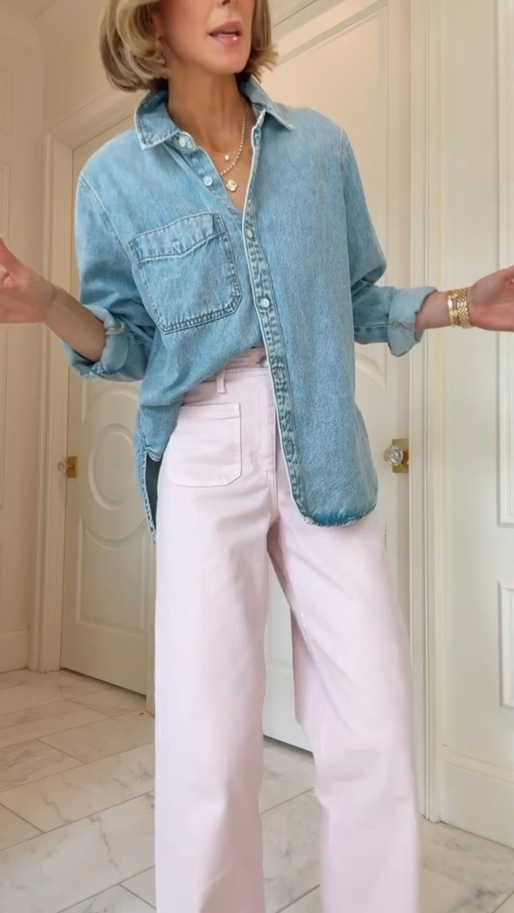 A denim button-down is a spring must-have.
This one is giving AGOLDE vibes — from @Target and only $30!

#LTKootd