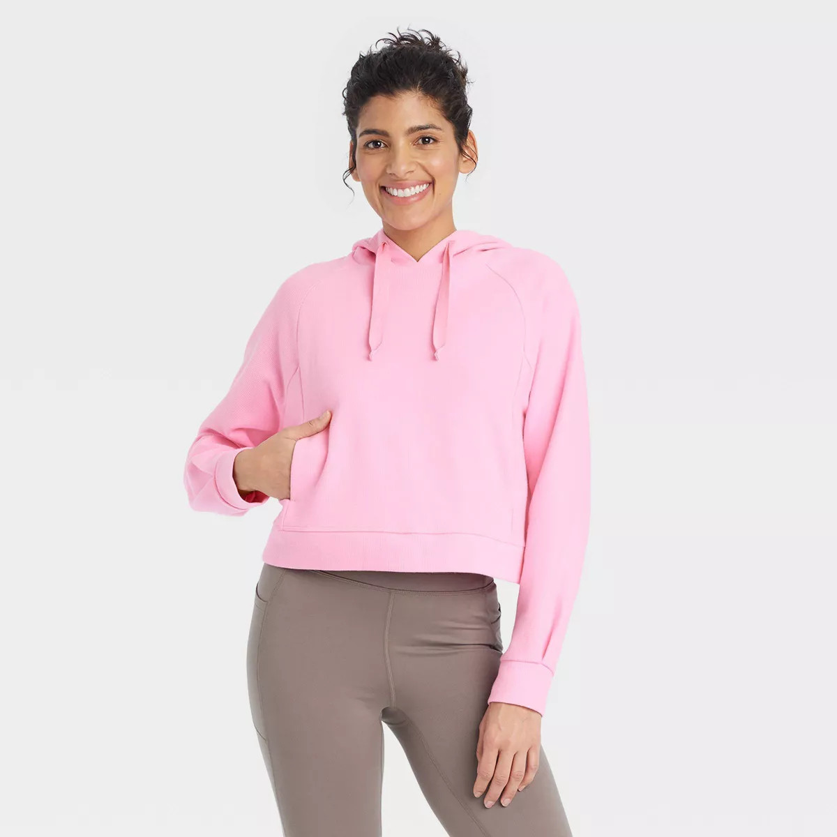 Women's Cozy Rib Hoodie - All In Motion™ | Target