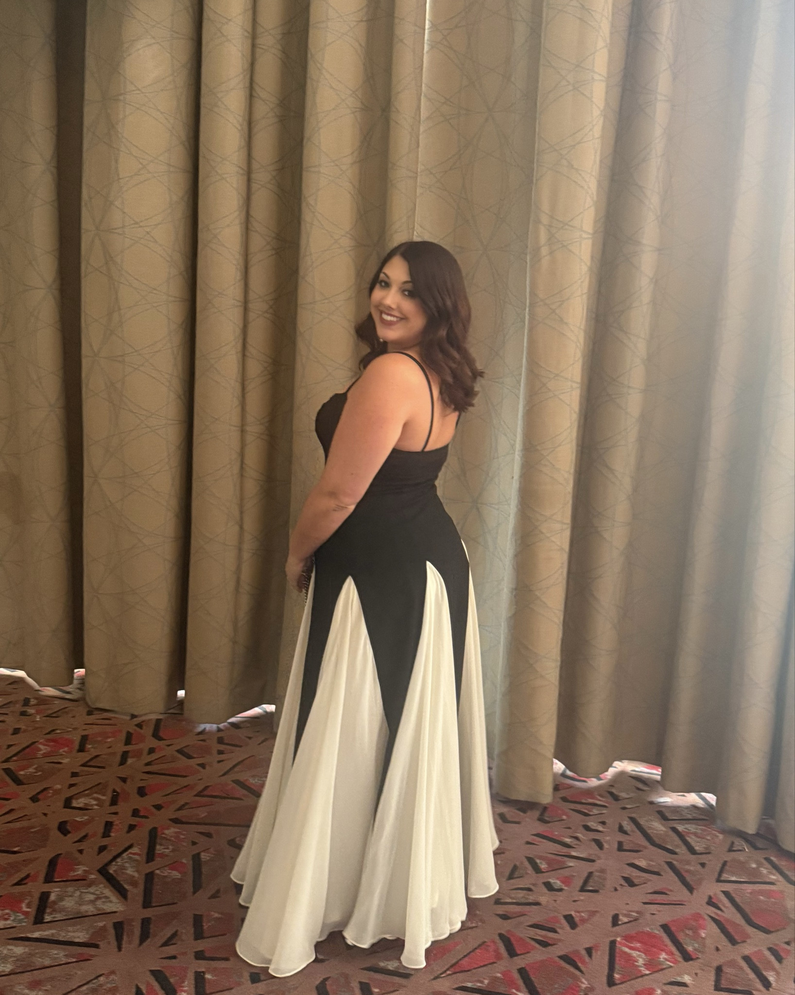 Obsessed with the elegance of this black and white gown 🤍🖤 I originally bought this dress from Azazie, but I found the same stunning look at Lulus for even less! Such a timeless, flattering dress that’s perfect for weddings, formal events, or any special occasion ✨ Linking the budget-friendly version for you!

Wearing a size 12 in the dress, would be a size large for Lulus.

#LTKMidsize #LTKootd #LTKWedding