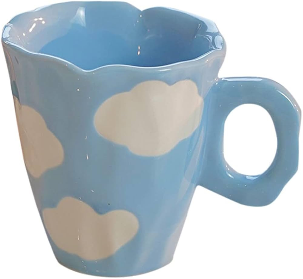 Qeunrtiy Tasses en CéRamique Faites à la Main Peintes à la Main Tulipe et Tasse à Café Irré... | Amazon (FR)