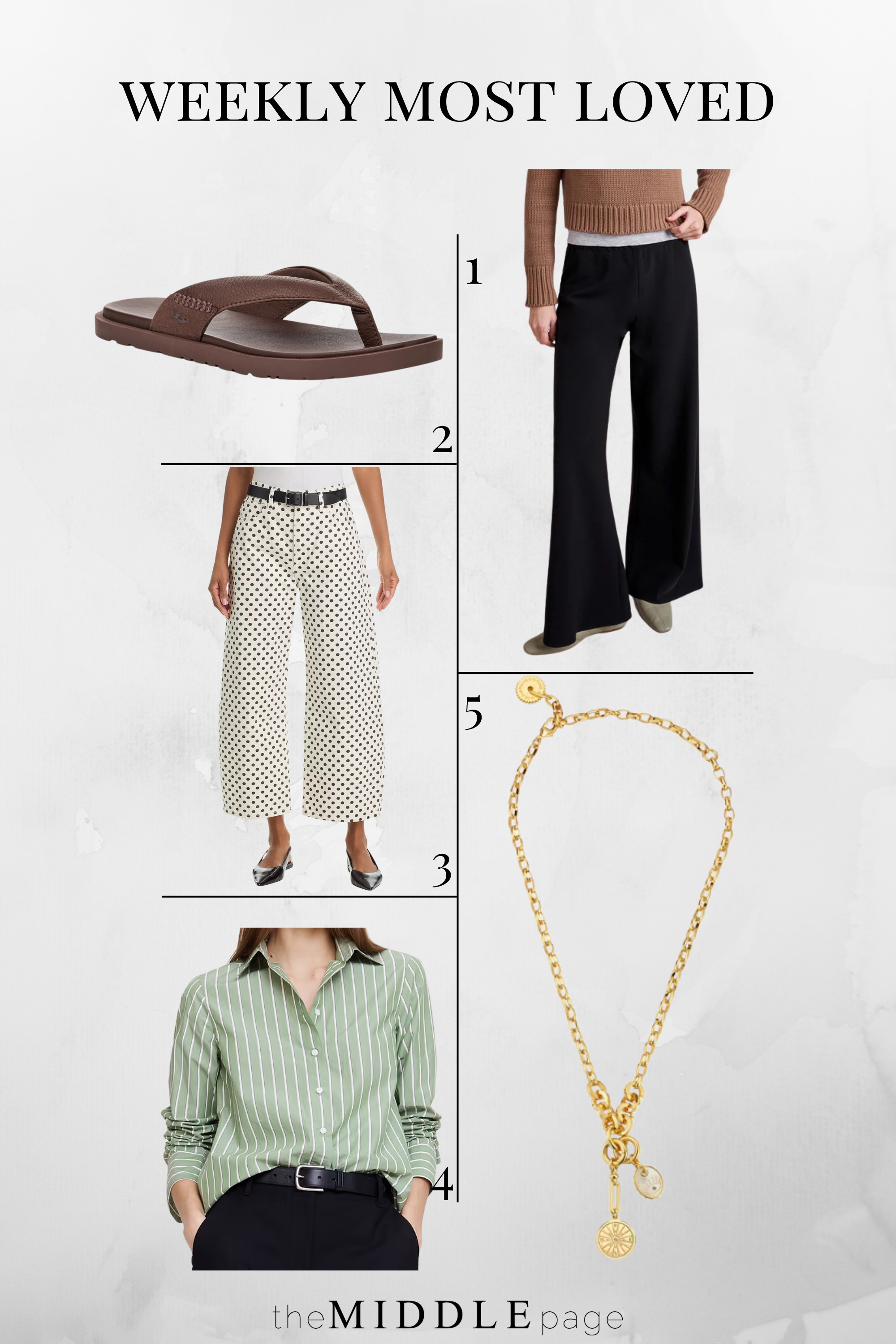 These were the top 5 weekly most loved finds, and one pair of pants made the list for the third week in a row! From polished black pants and easy Father’s Day gifts to statement denim, a green striped shirt, and my favorite everyday necklace. 

 #LTKmostloved #LTKootd #LTKOver40 #SummerOutfits #BusinessCasualWorkwear #DateNightOutfits #LTKootd #LTKSeasonal #LTKOver40