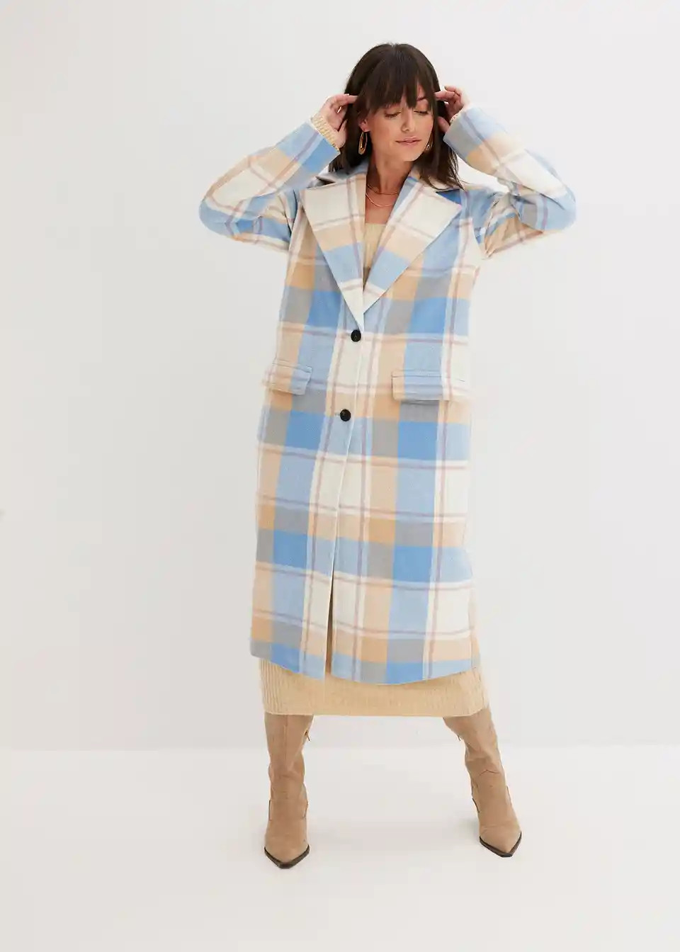 Oversize-Mantel n Wolloptik | Bonprix DE