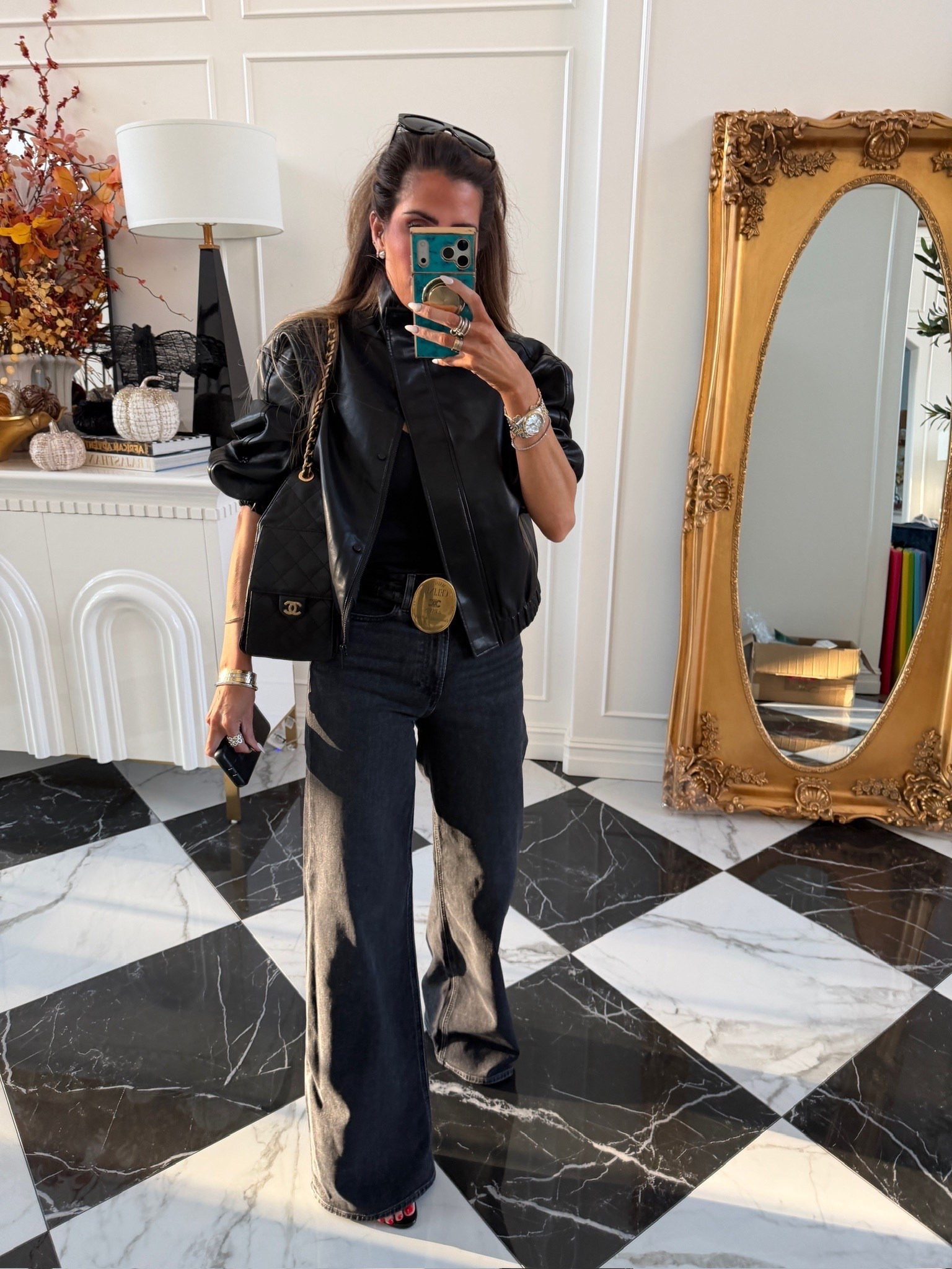 Ok I love these jeans so much! They are crazy flattering and not $700 lol. They are still a splurge but a splurge that is worth it and you’ll get wear out of for years to come! I am in a size 25. Also- I love this jacket - it’s got a funky unique cut and should be in stock still

#LTKootd #LTKmomlife #LTKSeasonal