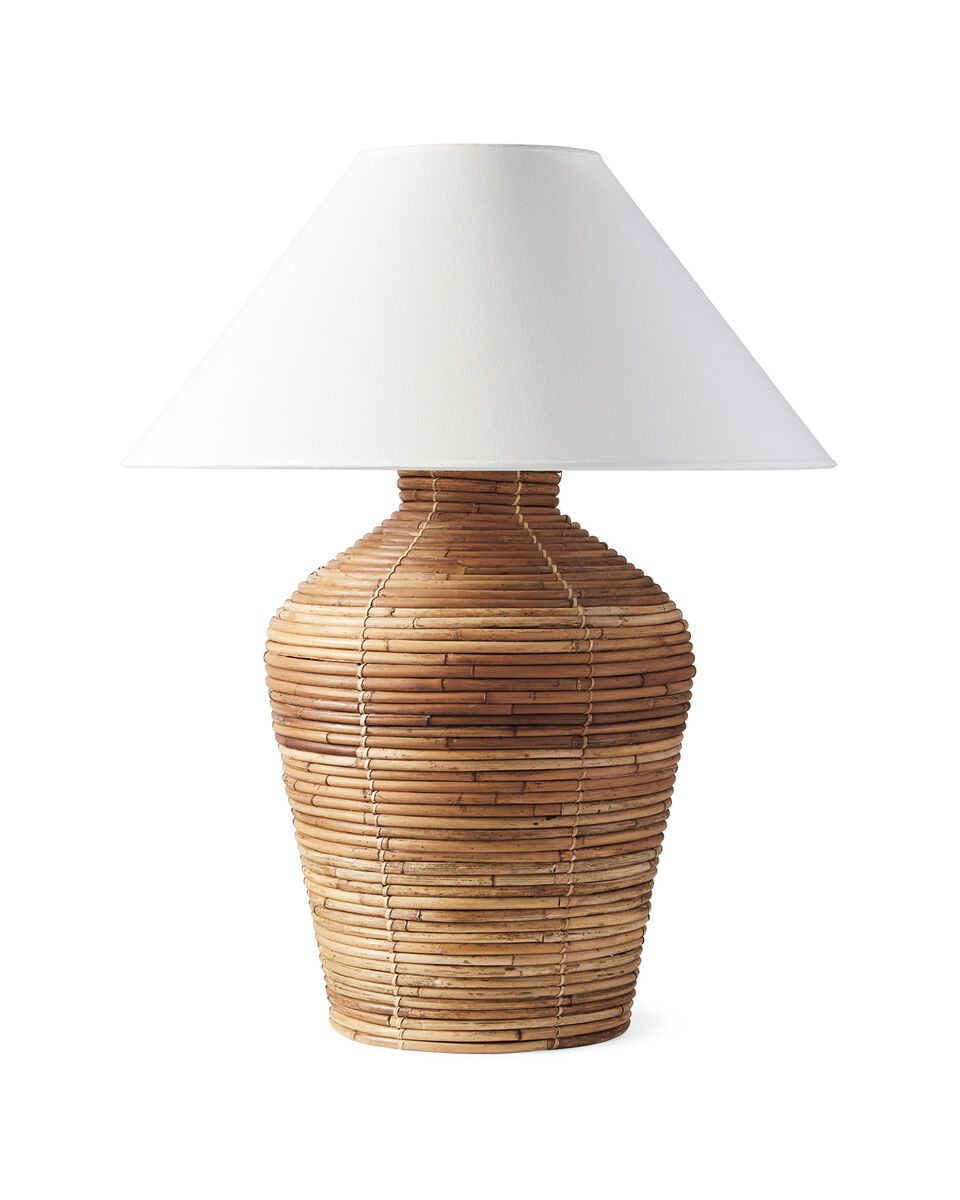 Freeport Rattan Table Lamp | Serena and Lily