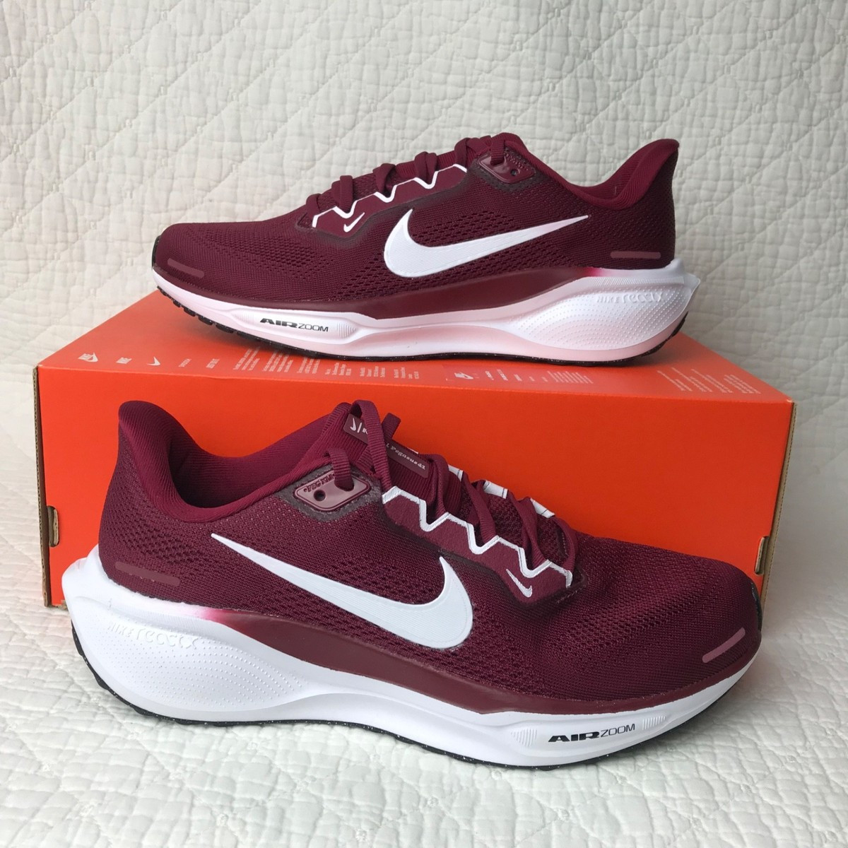Nike Air Zoom Pegasus 41 TB Running Shoes Women’s SZ  9 Team Maroon HF1538-600 | eBay US