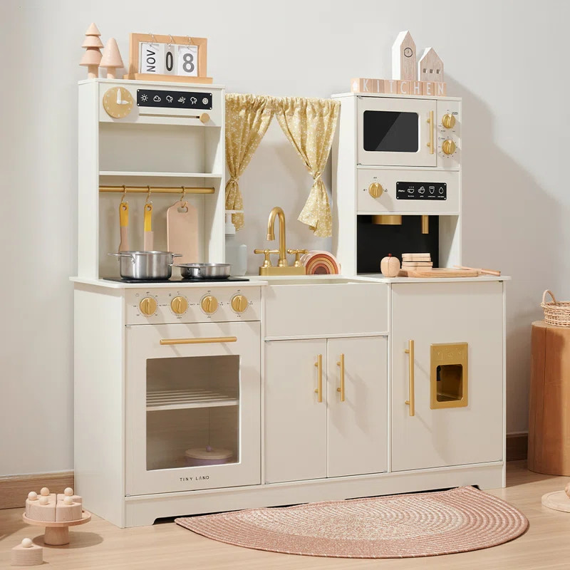 Tiny Land® Trendy Home Style Play Kitchen | Wayfair North America
