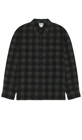 Guess Originals Brushed Flannel in Green. - size L (also in M, XL/1X) | Revolve Clothing (Global)