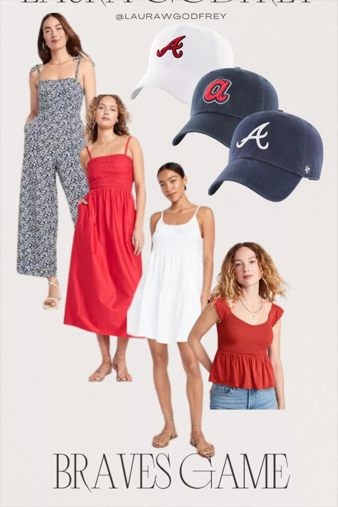 Atlanta Braves outfit  Baseball outfit, Baseball game outfits, Atlanta braves  outfit