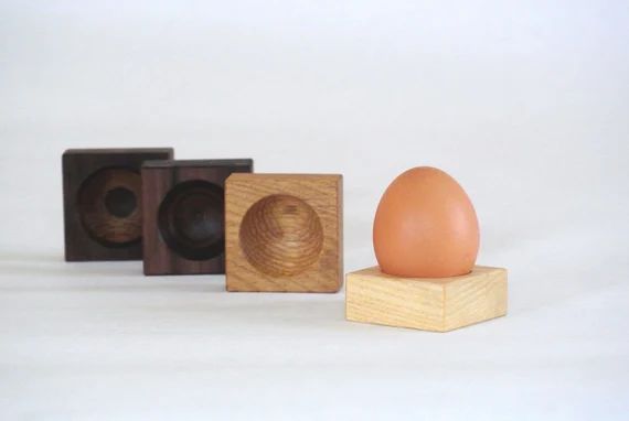Wooden egg cups/wooden eggcup | Etsy (CAD)