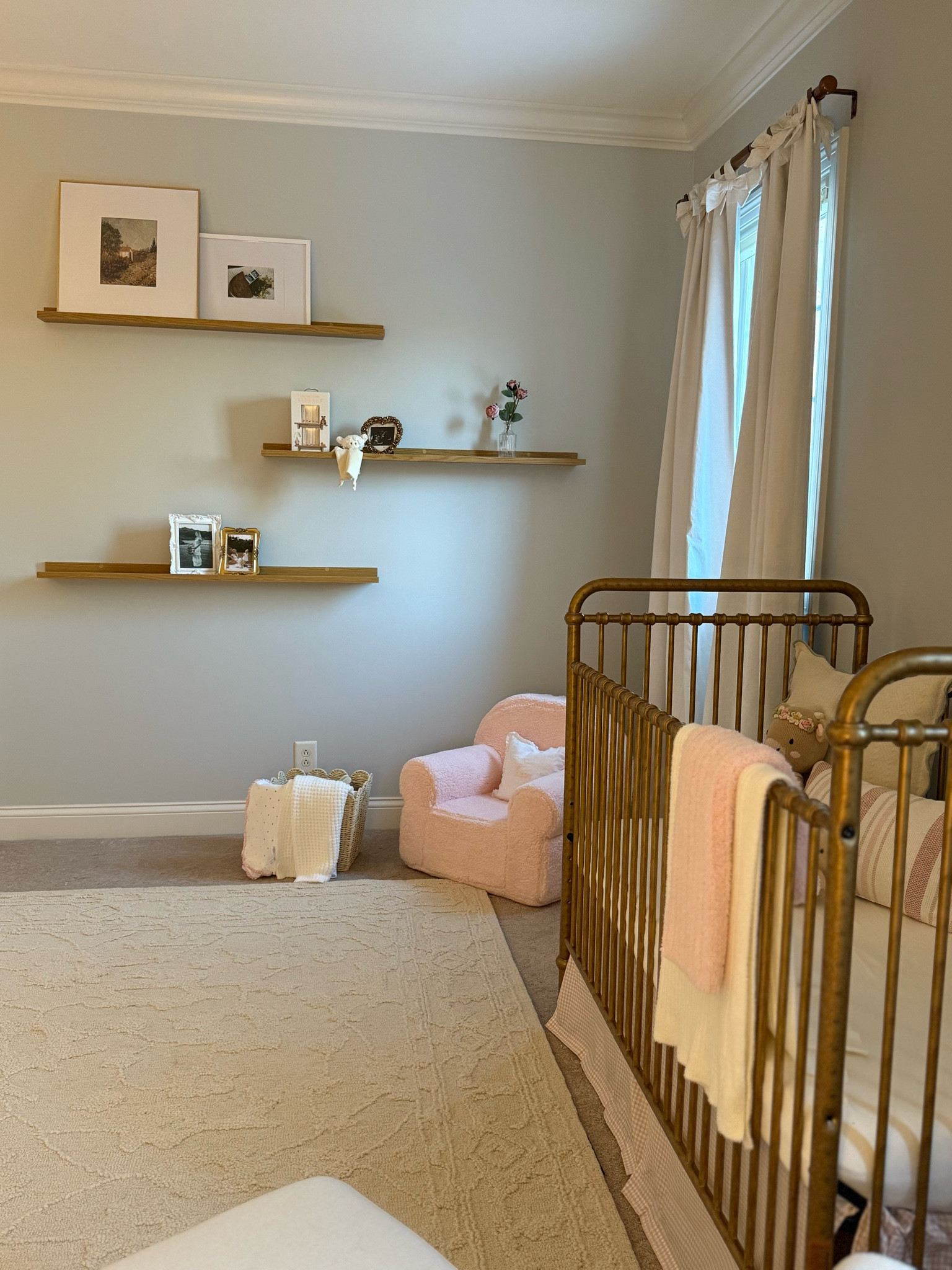 baby girl’s nursery 🎀☁️

#LTKHome #LTKBaby