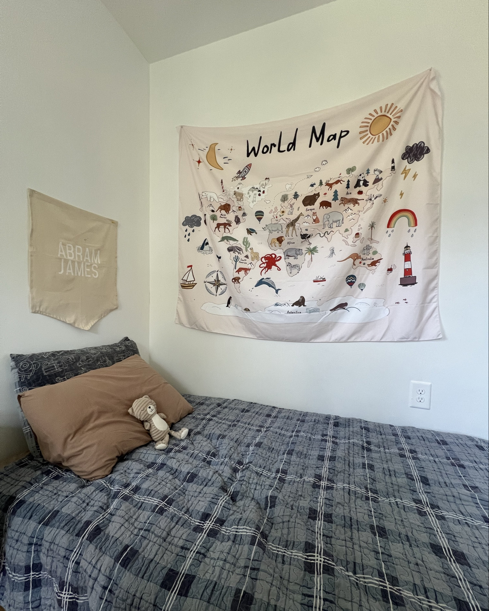 The cutest & most functional wall flag for the littles. Under $13 & hung with thumbtacks 👏🏼

#LTKKids #LTKBaby #LTKHome