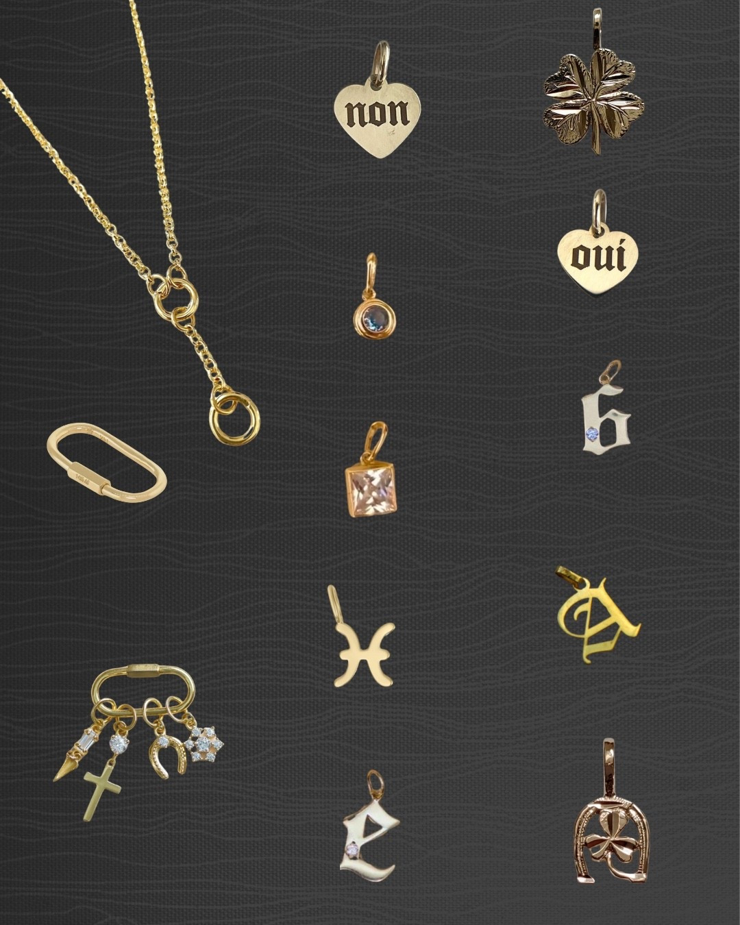 Build your own charm necklace!

All products are from Etsy! All charms are solid 14k gold! Necklace is gold filled, but I linked a similar solid gold necklace from Mejuri!

#finejewelry #charms #charmnecklace #14kgold #14kgoldcharms #jewelryinspo


#LTKSeasonal #LTKFindsUnder100 #LTKSaleAlert