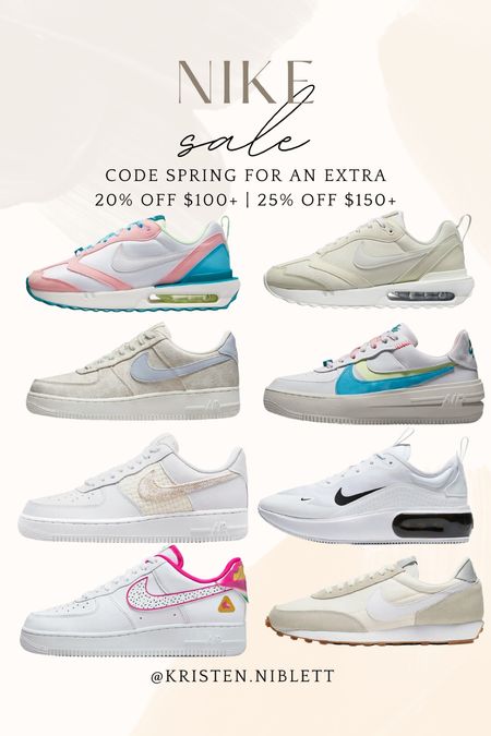 Nike Sale // code SPRING for an extra 20% off $100+ / 25% off $150+ 

Nike sneaker sale. Spring sneakers. Spring shoes. Spring sale  

#LTKsalealert #LTKshoecrush #LTKSeasonal