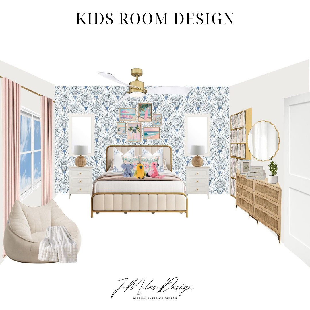 Coastal dreams come true 🌊✨ Subtle scallop wallpaper, sea-glass hues, and a breezy beanbag make this kiddo’s room feel like a beachside getaway.

#CoastalKids #TeenageGirlsRoom #KidsBedroom #CoastalBedroom 

 #LTKHome #LTKFamily